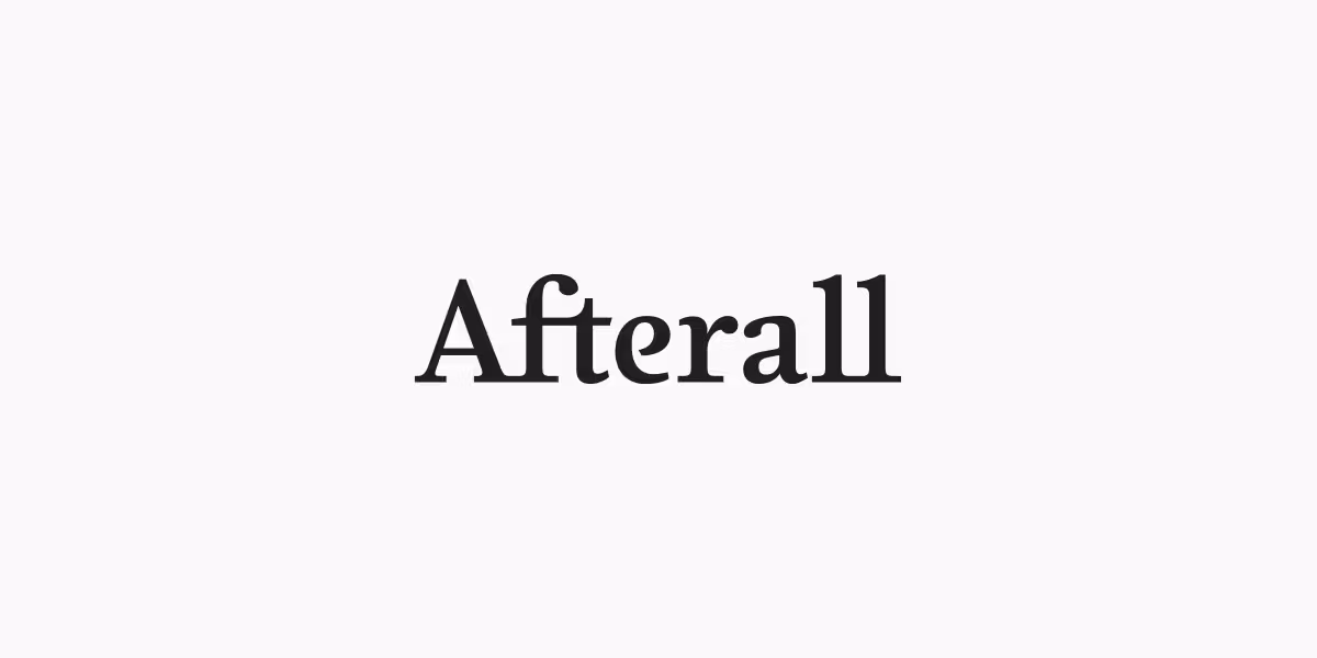 Afterall cover